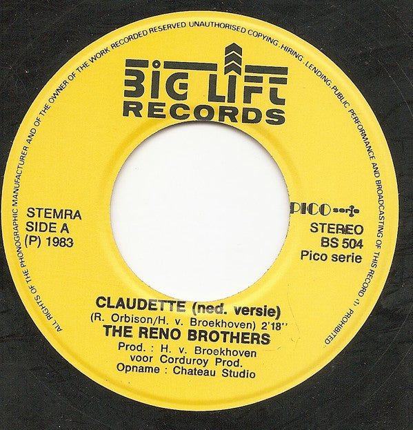 The Reno Brothers (5) -Claudette / Wat Moet Ik Doen
