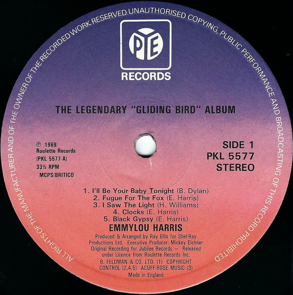 Emmylou Harris -The Legendary "Gliding Bird" Album