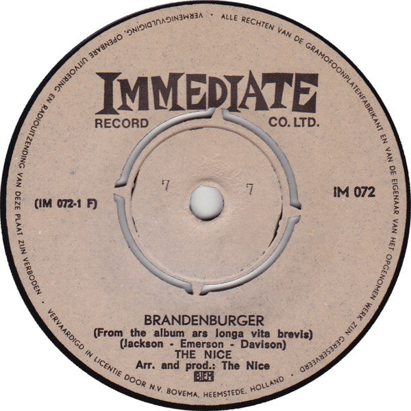 The Nice -Brandenburger / Happy Freuds