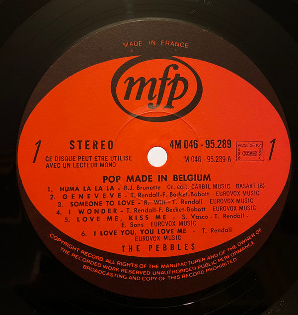 The Pebbles /  Jess &amp; James - Pop Made In Belgium