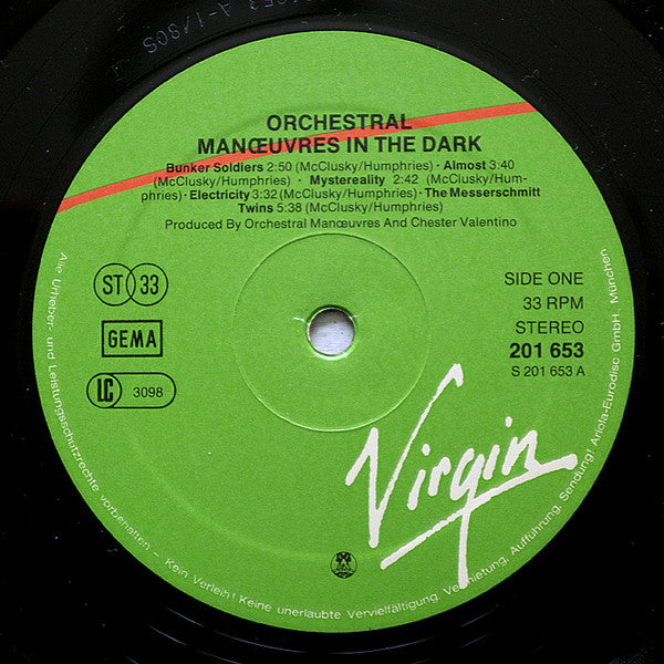 Orchestral Manoeuvres In The Dark -Orchestral Manoeuvres In The Dark