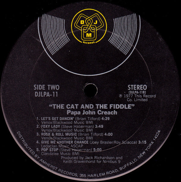Papa John Creach -The Cat And The Fiddle