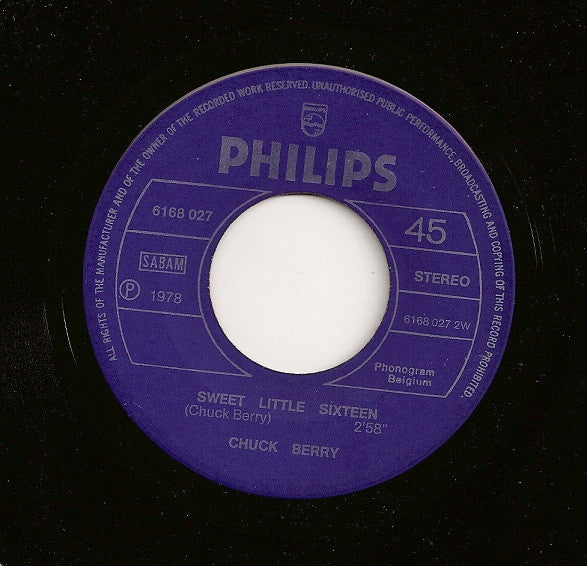 Chuck Berry -Johnny B. Goode / Sweet Little Sixteen
