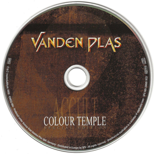 Vanden Plas -Colour Temple
