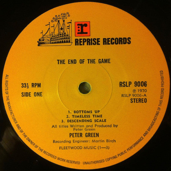 Peter Green (2) -The End Of The Game