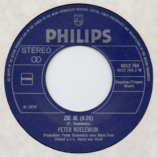 Peter Koelewijn -KL 204 / Zie Je