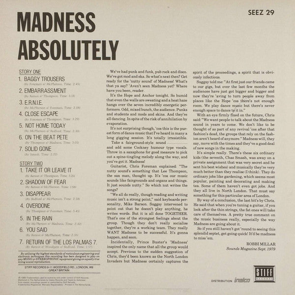 Madness -Absolutely