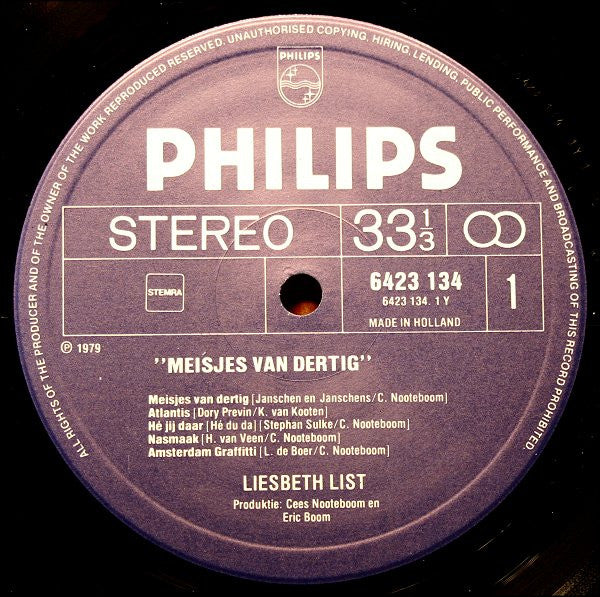 Liesbeth List -Meisjes Van Dertig