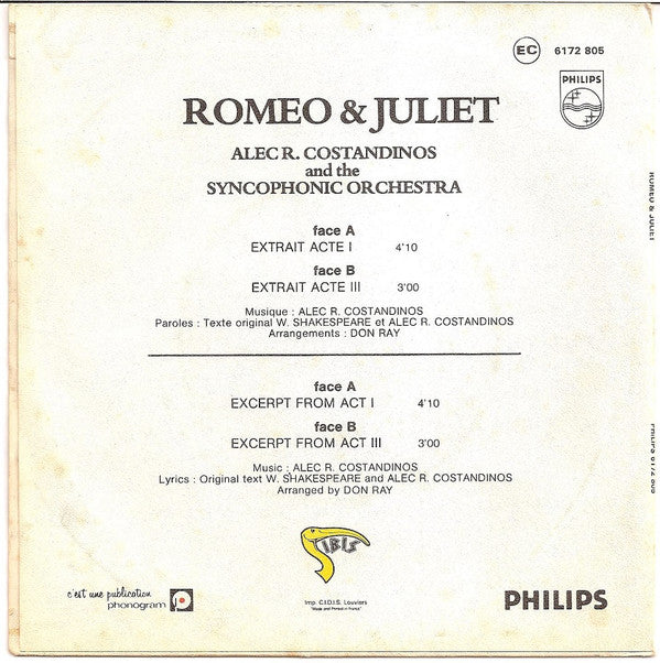 Alec R. Costandinos And The Syncophonic Orchestra -Romeo & Juliet