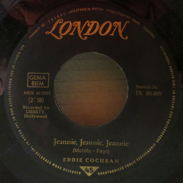Eddie Cochran -Jeannie Jeannie Jeannie