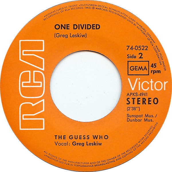 The Guess Who -Rain Dance