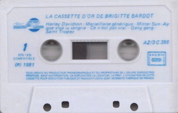 Brigitte Bardot - La Cassette D'Or