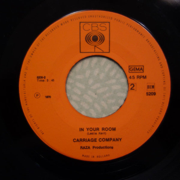 Carriage Company -Feel Right / In Your Room