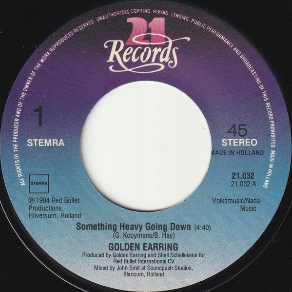 Golden Earring -Something Heavy Going Down
