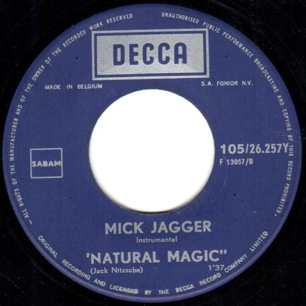 Mick Jagger -Memo From Turner