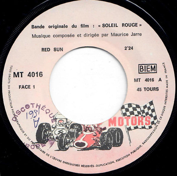 Maurice Jarre - Soleil Rouge (Bande Originale Du Film)