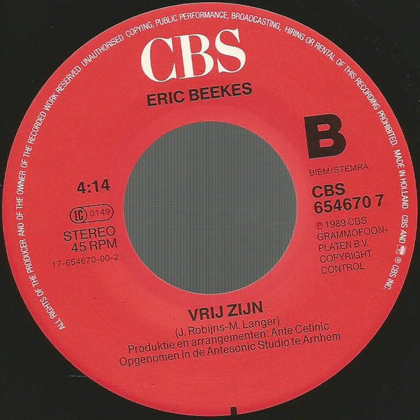 Eric Beekes - Vraag Het De Wind