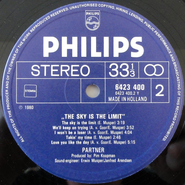 Partner -The Sky Is The Limit