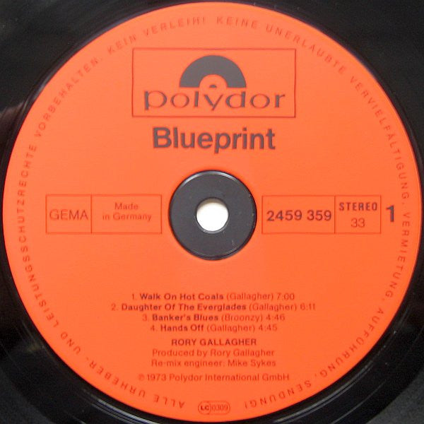 Rory Gallagher -Blueprint