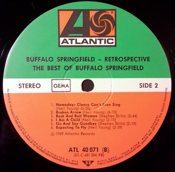 Buffalo Springfield -Retrospective - The Best Of Buffalo Springfield