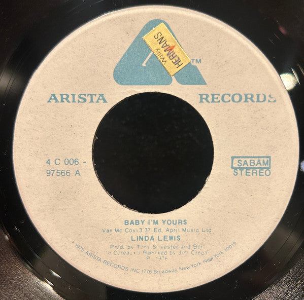 Linda Lewis -Baby I'm Yours / The Other Side