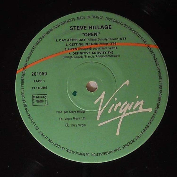 Steve Hillage -Open