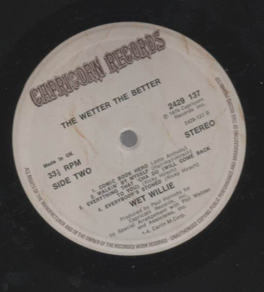 Wet Willie -The Wetter The Better