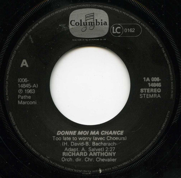 Richard Anthony (2) -Donne-Moi Ma Chance
