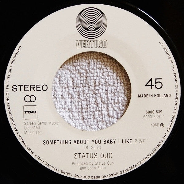 Status Quo -Something About You Baby I Like