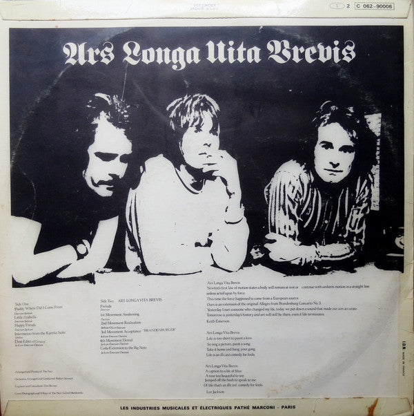The Nice -Ars Longa Vita Brevis