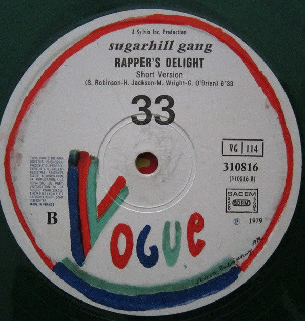 Sugarhill Gang -Rapper's Delight