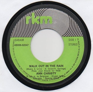 Ann Christy -Walk Out In The Rain