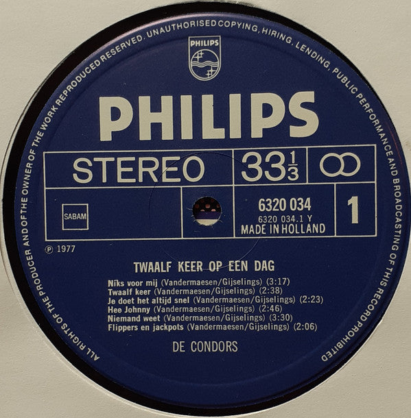 De Condors -Twaalf Keer Op Een Dag