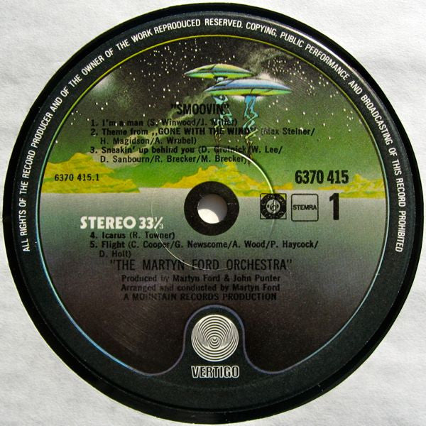 The Martyn Ford Orchestra -Smoovin'