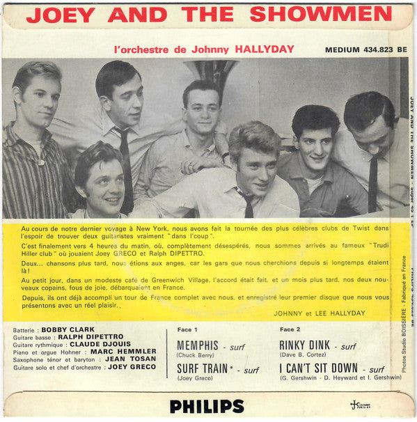 Joey And The Showmen -L'Orchestre De Johnny Hallyday