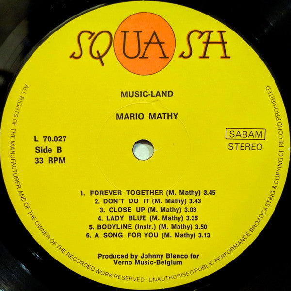 Mario Mathy -Music-Land