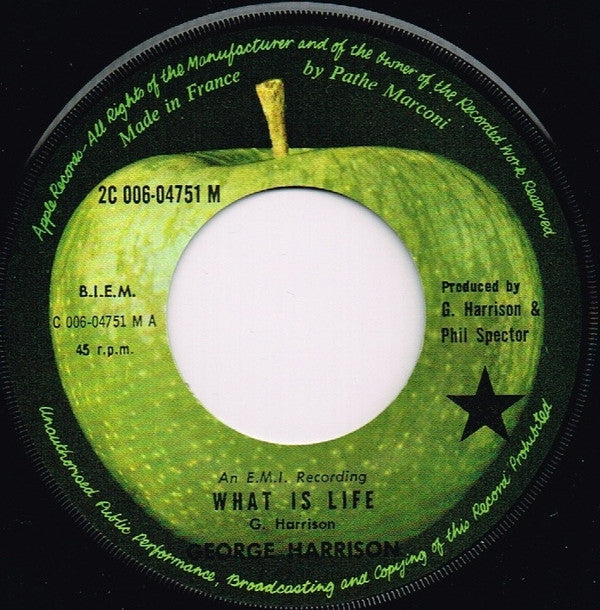 George Harrison -What Is Life / Apple Scruffs