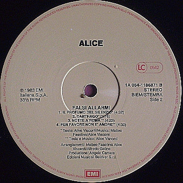 Alice (4) -Falsi Allarmi
