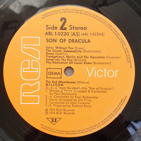 Harry Nilsson -Son Of Dracula