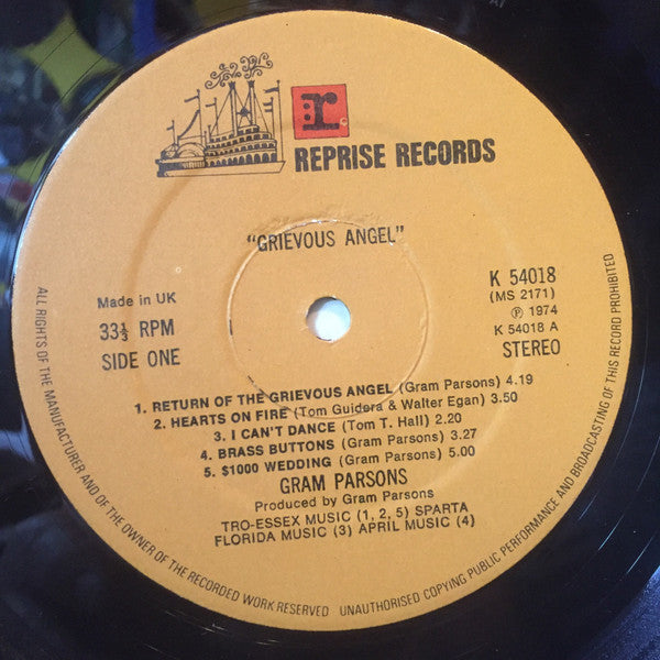 Gram Parsons -Grievous Angel