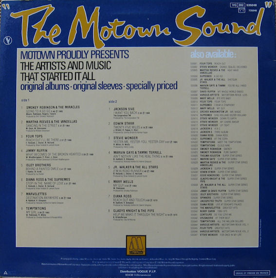 Various -The Motown Sound (The Artists And Music That Started It All)