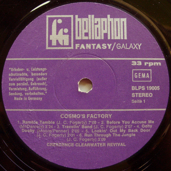 Creedence Clearwater Revival -Cosmo's Factory