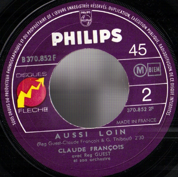 Claude François -Jacques A Dit / Aussi Loin