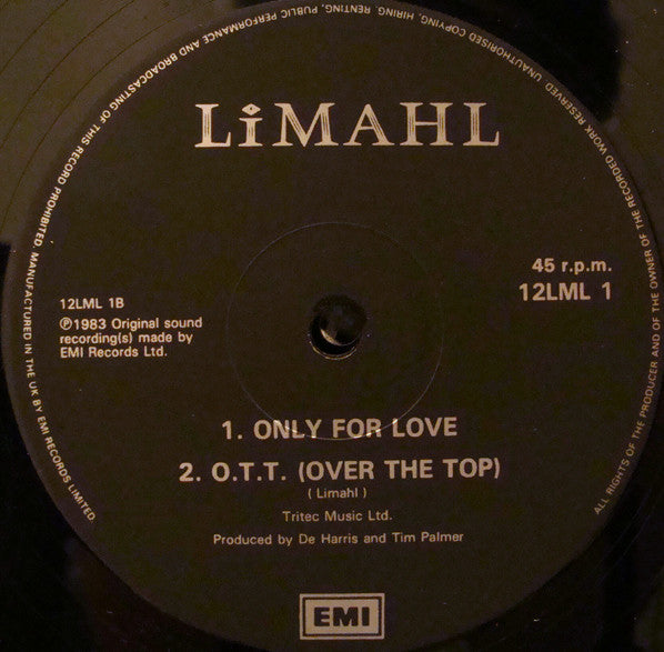 Limahl -Only For Love