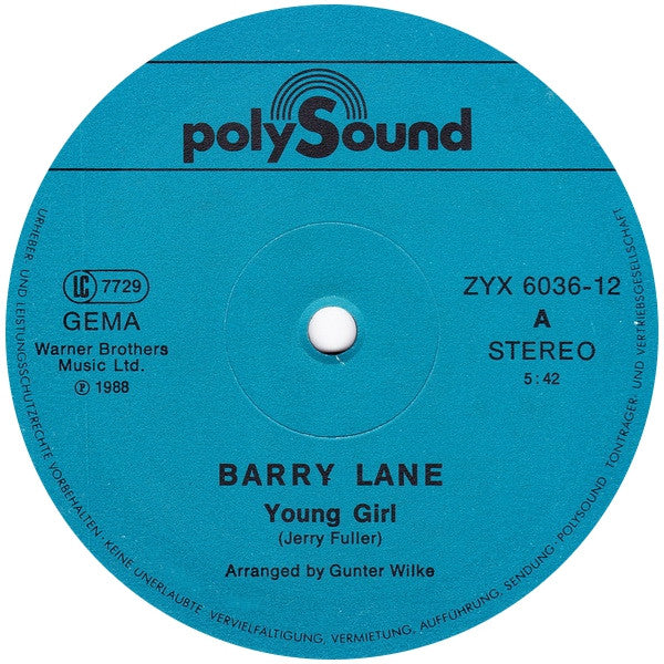 Barry Lane -Young Girl