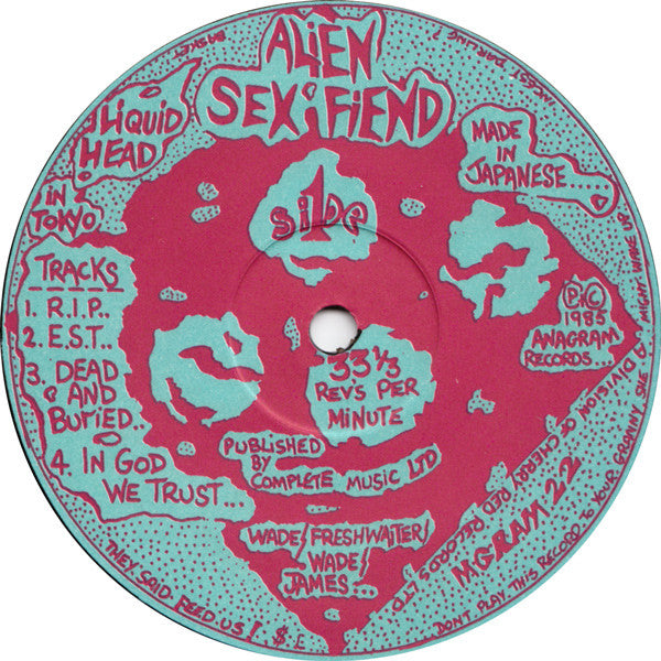 Alien Sex Fiend -Liquid Head In Tokyo