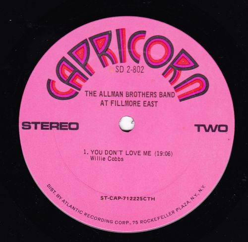 The Allman Brothers Band -The Allman Brothers Band At Fillmore East