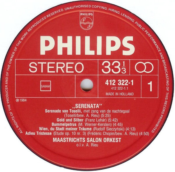 Maastrichts Salon Orkest -Serenata