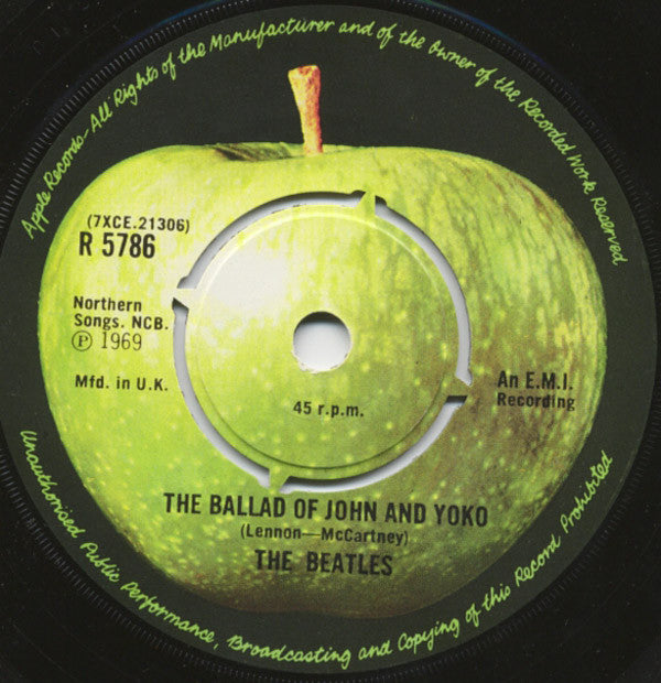 The Beatles -Ballad Of John And Yoko c/w Old Brown Shoe