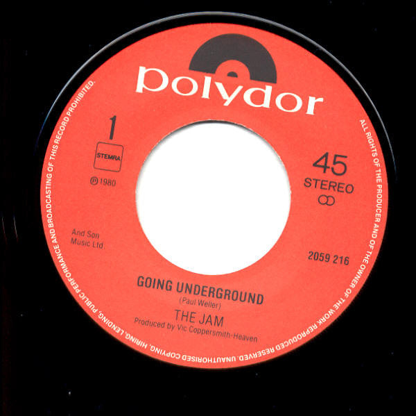 The Jam -Going Underground